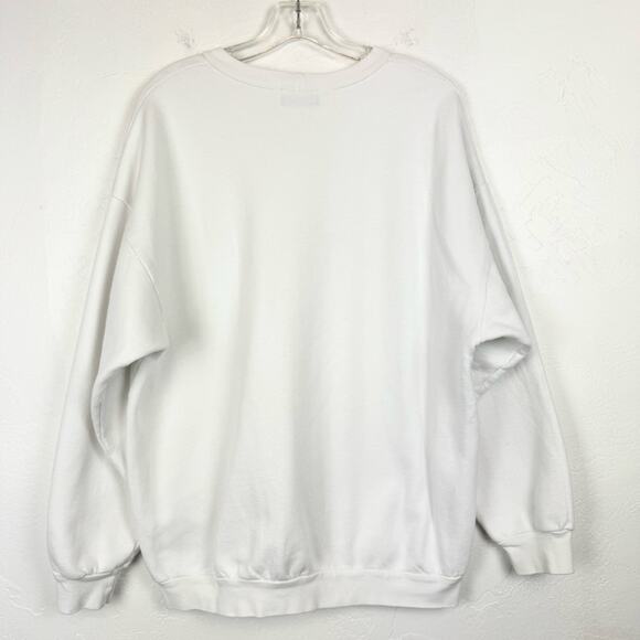 LNA Anniversary Sweatshirt Oversized Fit Size S White - Preppy Minimalist Trendy - Picture 15 of 16
